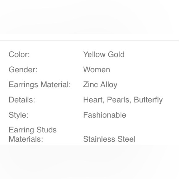 GOLD FASHION 11pcs. FAUX PEARL DECOR EARRINGS SET - Picture 4 of 5